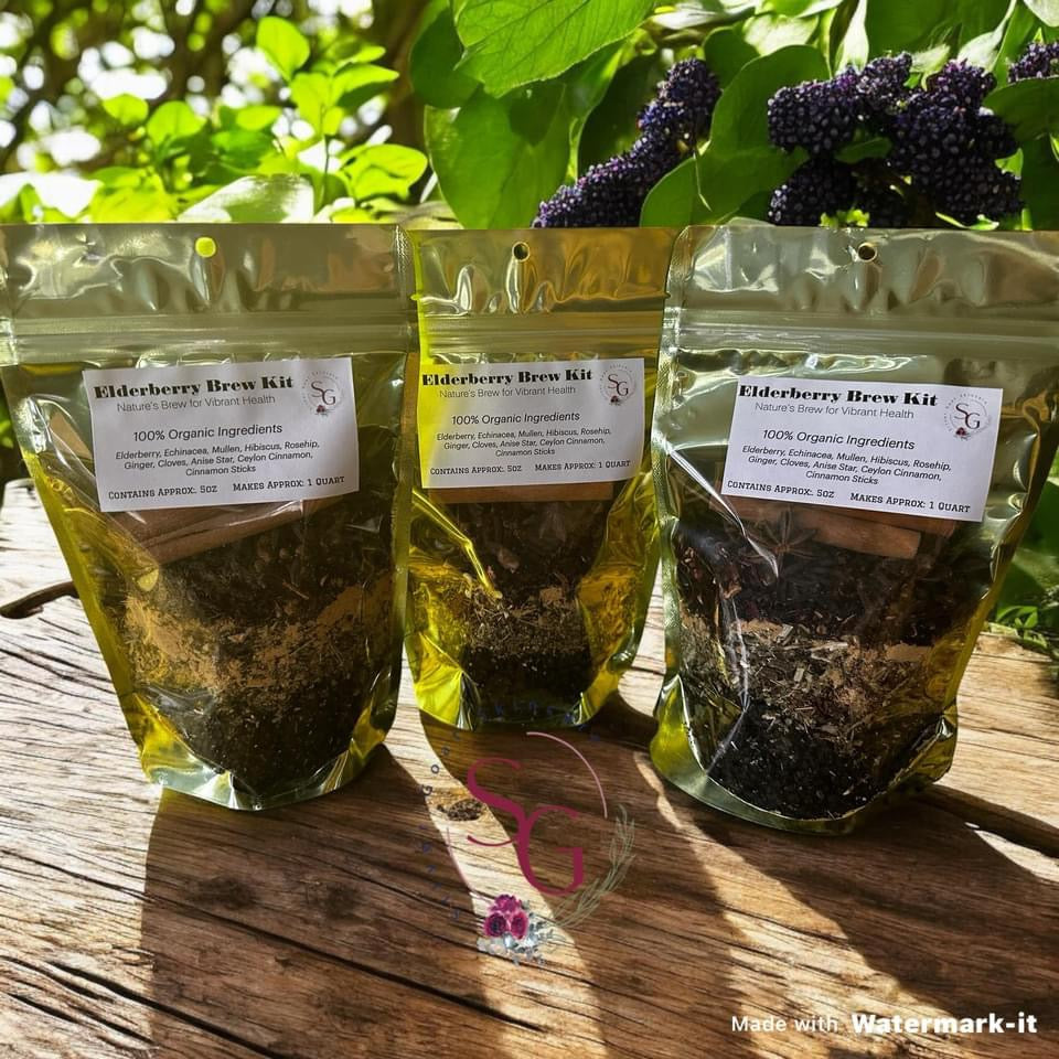 Organic Elderberry Syrup Kit