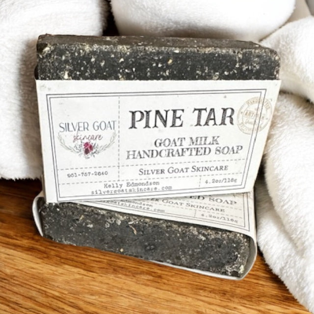 Soap - Goat Milk - Pine Tar Soap (Unscented - OUT OF STOCK)